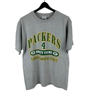 Vintage Y2K Green Bay Packers Brett Favre NFL Football Shirt Size L